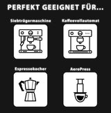 Black Dragon Espresso 100% Robusta - Ekstra mocna kawa palona w ziarnach - Bardzo mocna i pełna kawa z dużą zawartością kofeiny - Bardzo mocne espresso
