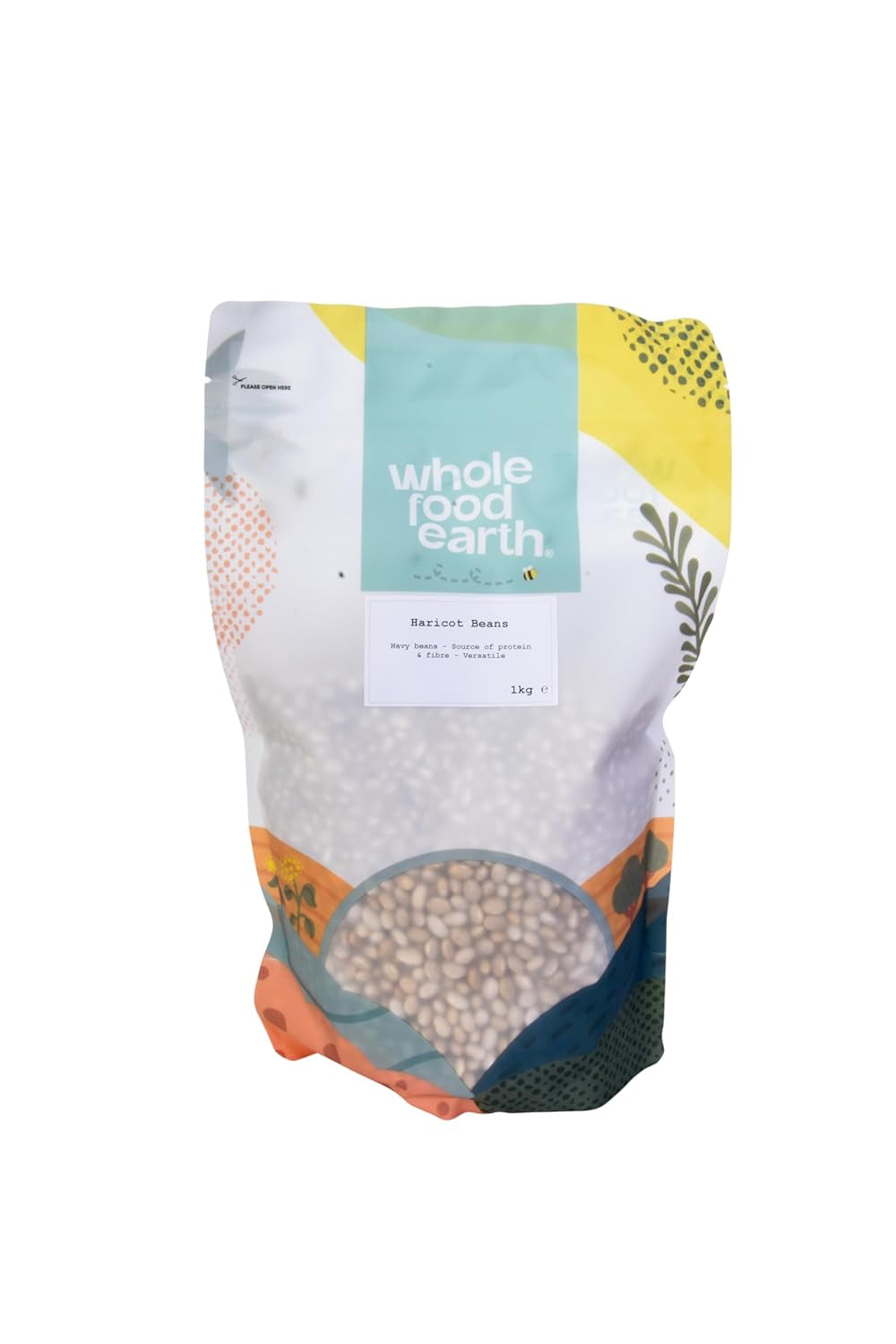 Fasola szparagowa Pełnoziarnista Ziemia 1kg | Bez GMO | Naturalne | Bogaty w błonnik | Bogaty w białko