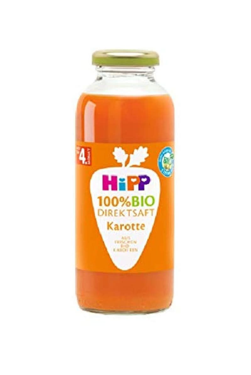 Soki Hipp 100% organiczne, wieloowocowe z marchewką, opakowanie 6 szt. (6 x 330 ml) Naty Shop 6 x 330 ml Marchew