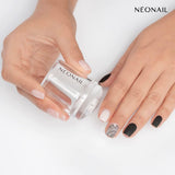 NÉONAIL Nagel Stempel Mit Schaber - Nägel Selber Machen - Stempel do zdobienia paznokci - Nageldesign Für Nagel Schablone - French Nails Stempel - Silikon Nagelstempel