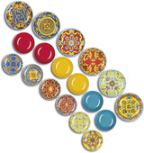 Excelsa Trinacria Teller-Set, 18-teilig, Porzellan i Keramik
