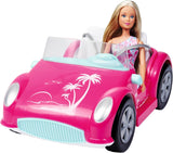 Simba Steffi Love Beach Car Lalka w fajnym letnim stroju z wózkiem plażowym 29 cm, wiek 3+