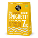 DIET-FOOD Organiczny ryż błyskawiczny Shirataki Konjac, niskowęglowodanowy, niskokaloryczny, wegański, bez tłuszczu, bez soi, bezglutenowy, przyjazny dla ketonów, odchudzający, 300 gramów