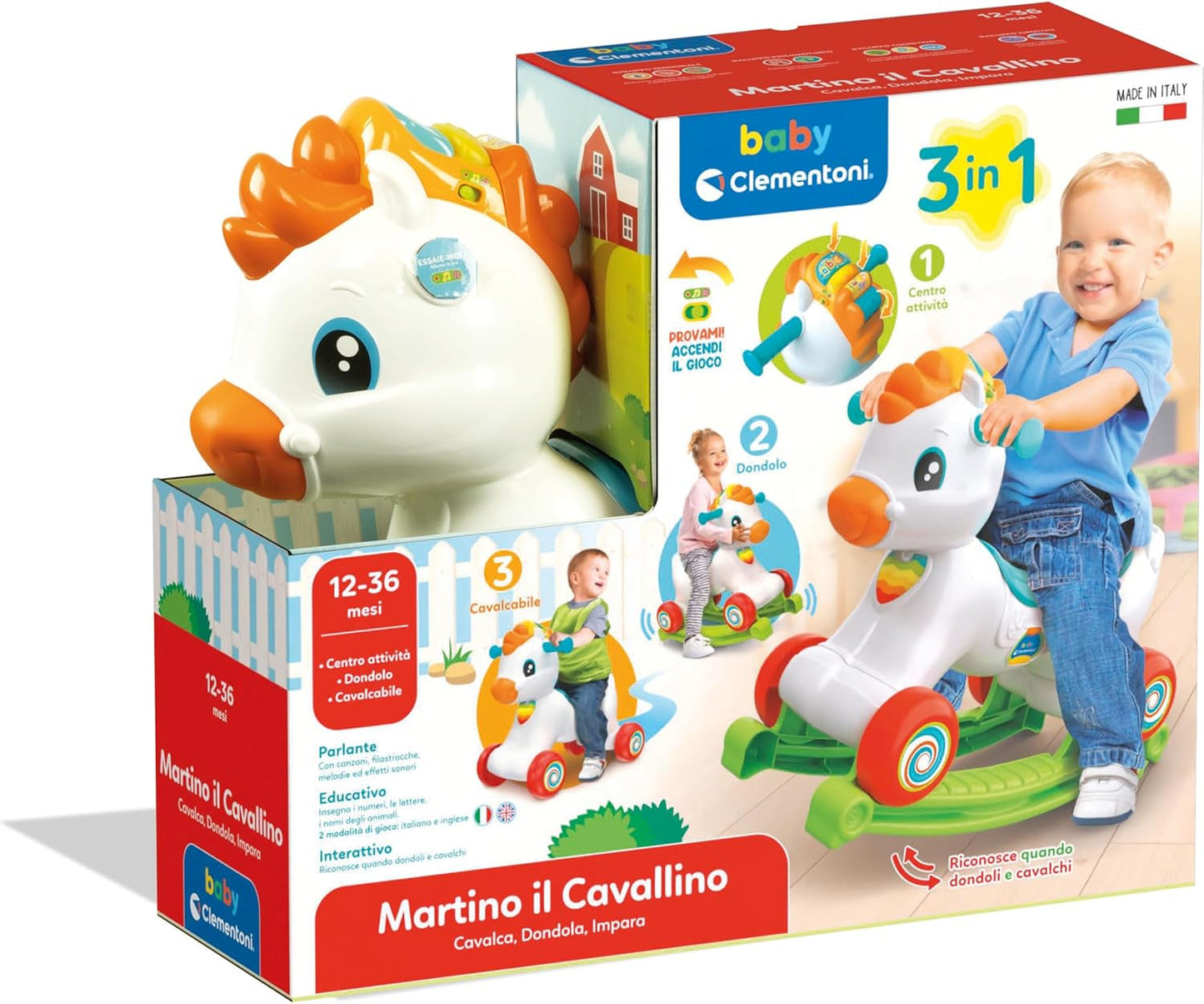Clementoni - Pierwsze kroki, Multikolor, 17854 Jucarii Bebe Naty Shop