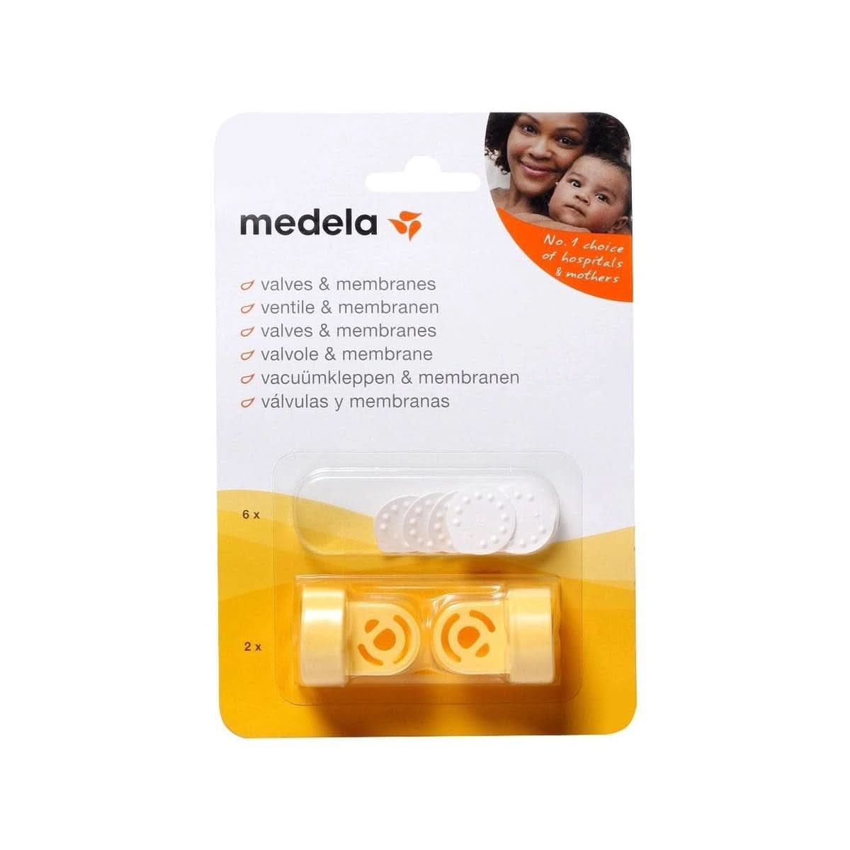 Medela 008.0293 Zawory i smoczki, wielokolorowe Akcesoria Żywność i karmienie piersią Sklep Bebe Naty