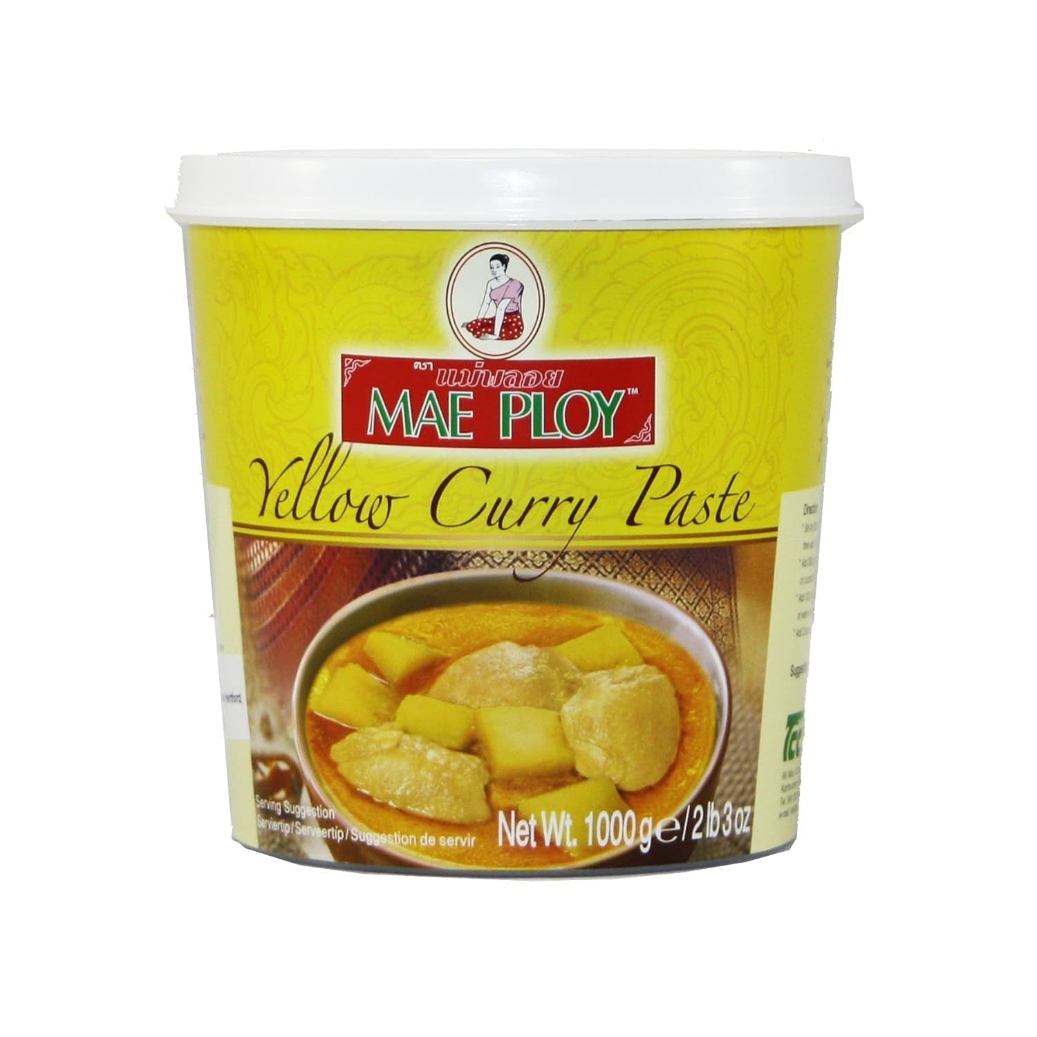 Pasta Żółta Curry, Autentyczne Tajskie Curry, Kuchnia Tajska, 1000g