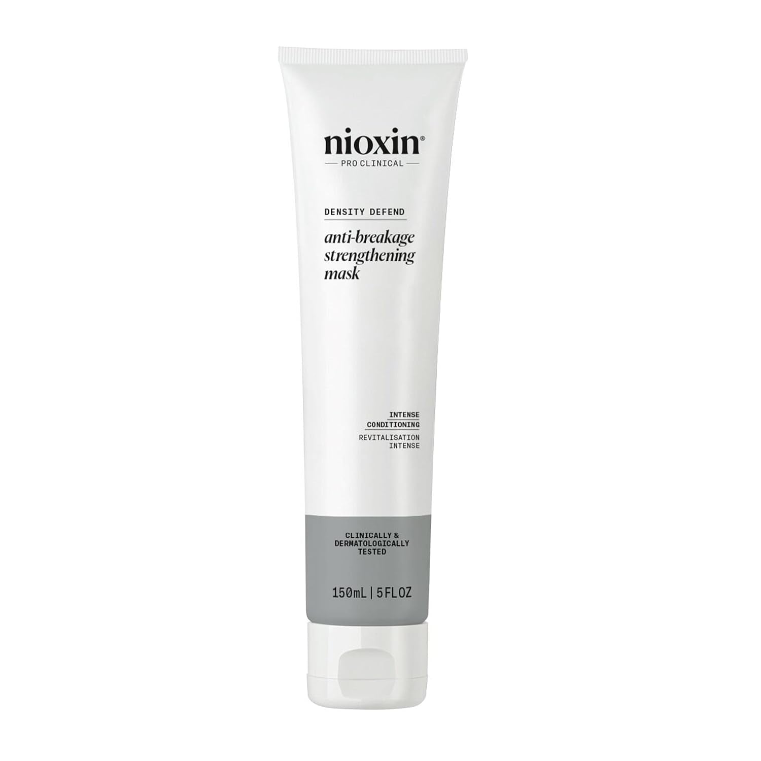 Nioxin Density Defend Anti-Breakage Wzmacniająca maska do włosów - Nawilżająca maska do włosów przeciw łamliwości włosów, pielęgnacja włosów bez spłukiwania z witaminą C Naty Shop Hair Mask 150 ml (1 opakowanie)