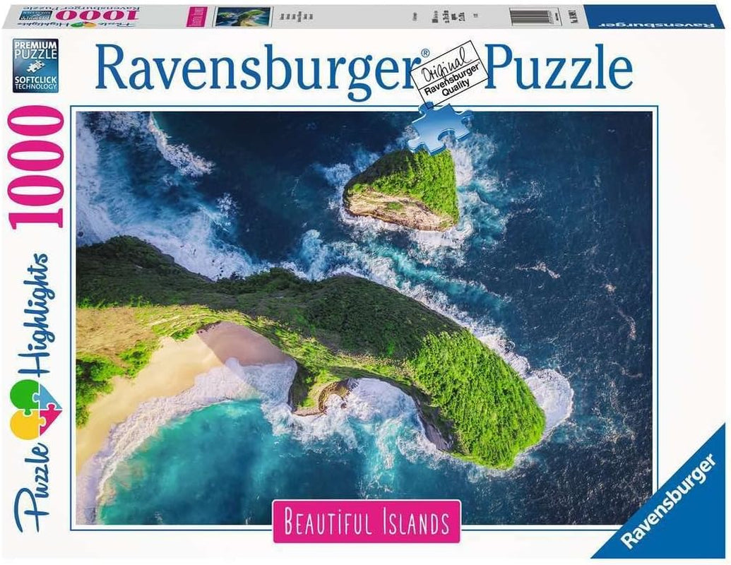 Ravensburger Puzzle Beautiful Islands 16909 - Indonezja - 1000-elementowe puzzle dla dorosłych i dzieci powyżej 14. roku życia Puzzle Naty Shop Stary design