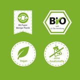 FRECHE FREUNDE Organiczne chipsy truskawkowe, liofilizowane chipsy owocowe, naturalne suszone owoce w plasterkach bez dodatku cukru, wegańskie, bez laktozy, bezglutenowe, opakowanie 12 sztuk (12 x 12g)