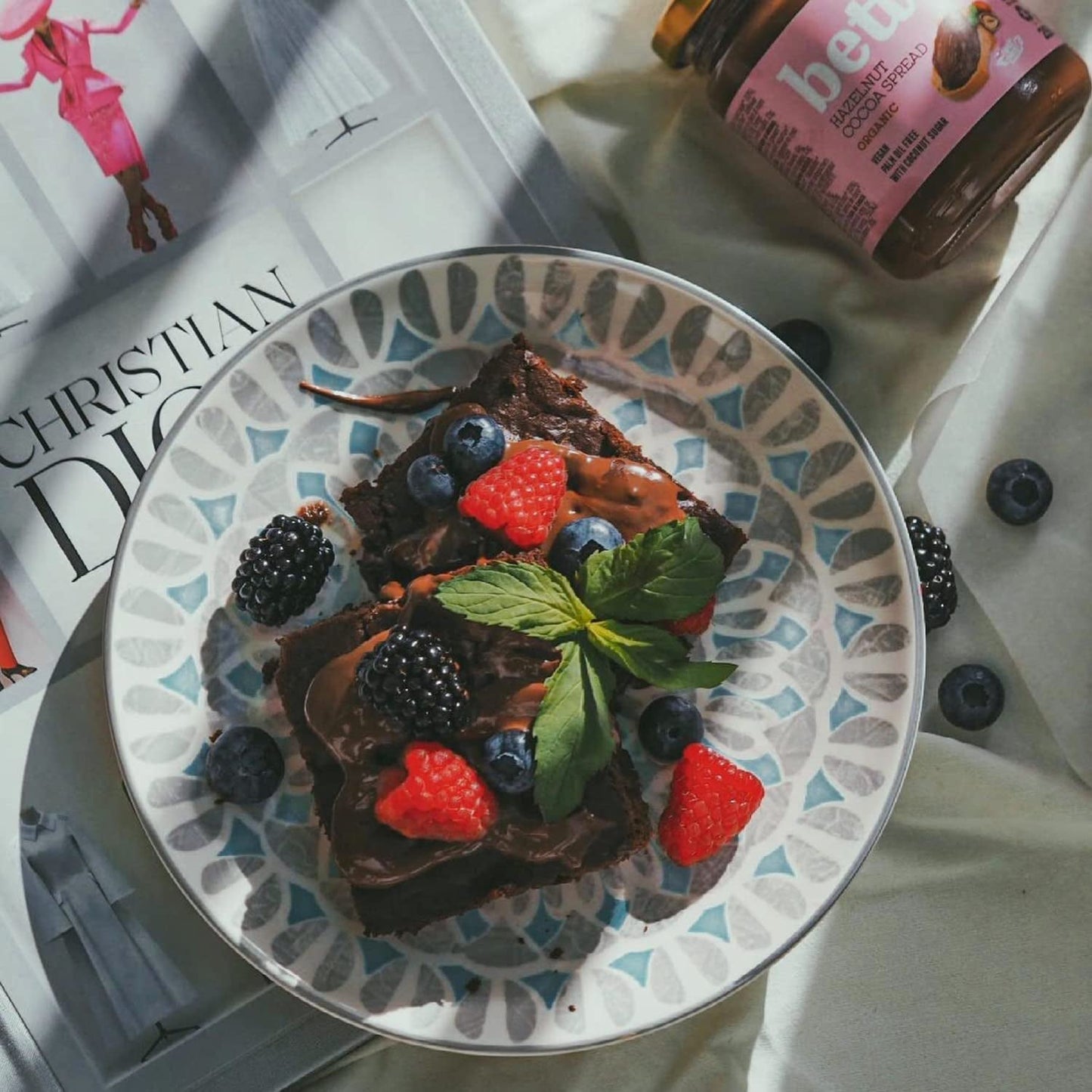 Bettr Organiczna mieszanka brownie - Bio, wegańskie i bezglutenowe ciasteczka Mit Reichhaltigem Kakaogeschmack - 400 g - 15 porcji Naty Shop