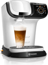 Ekspres do espresso Tassimo My Way z 2 kapsułkami TAS6502 z filtrem wody, ponad 70 napojów, personalizacja napojów, różnorodność kaw, łatwe parzenie, 1500 W, czarny