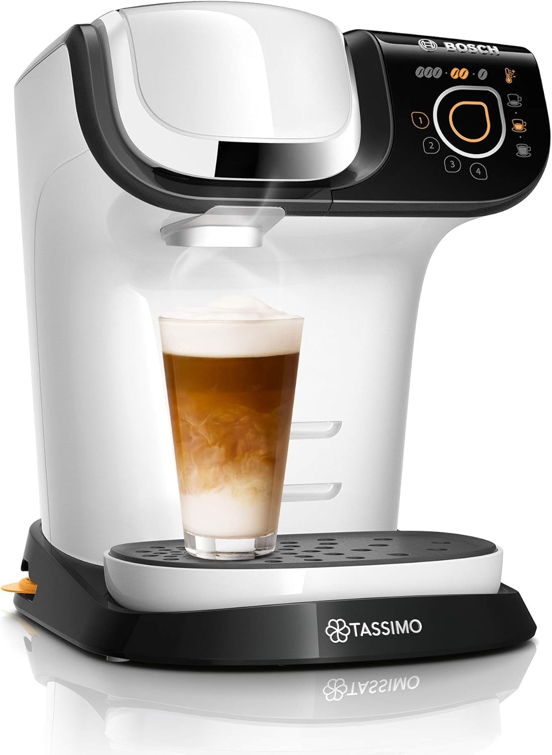Ekspres do espresso Tassimo My Way z 2 kapsułkami TAS6502 z filtrem wody, ponad 70 napojów, personalizacja napojów, różnorodność kaw, łatwe parzenie, 1500 W, czarny