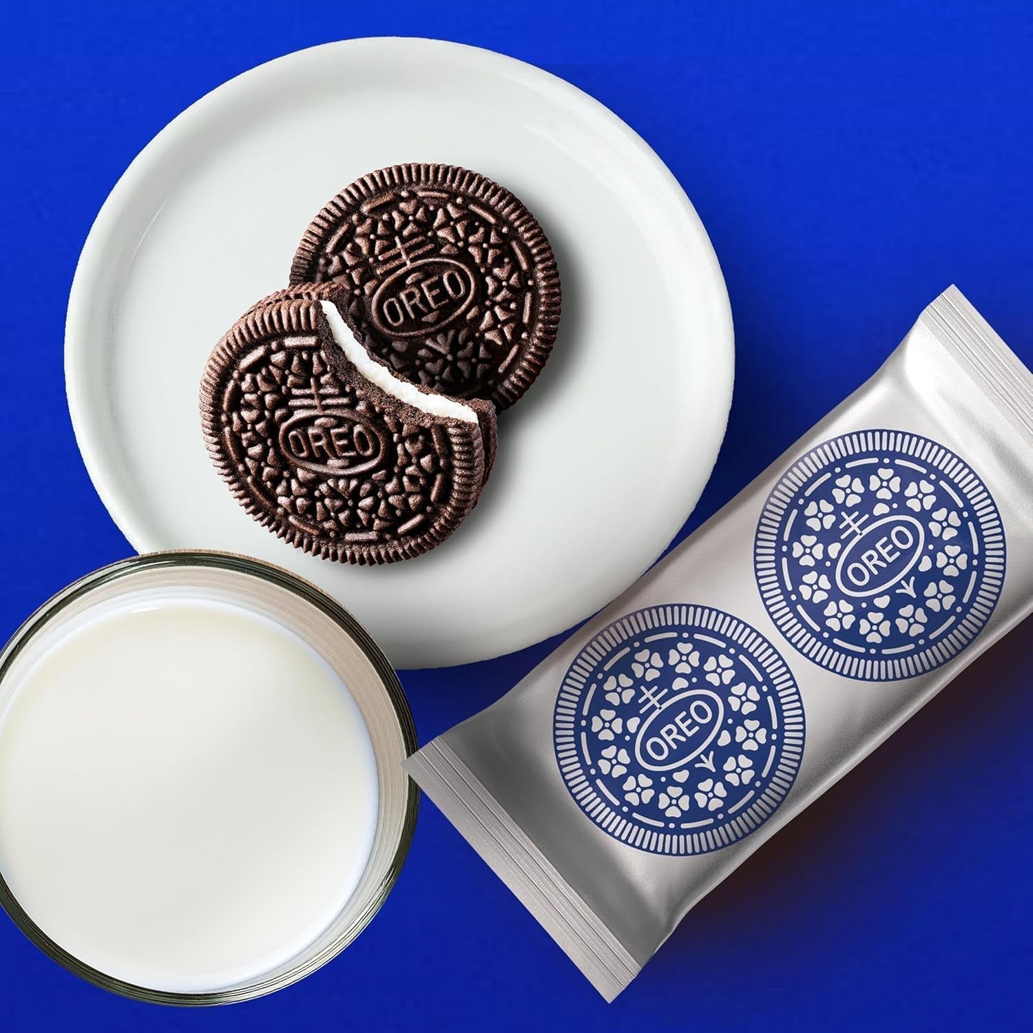 OREO Original - Chrupiące ciasteczka z kakao i pysznym nadzieniem śmietankowym o smaku waniliowym - 32 x 44g