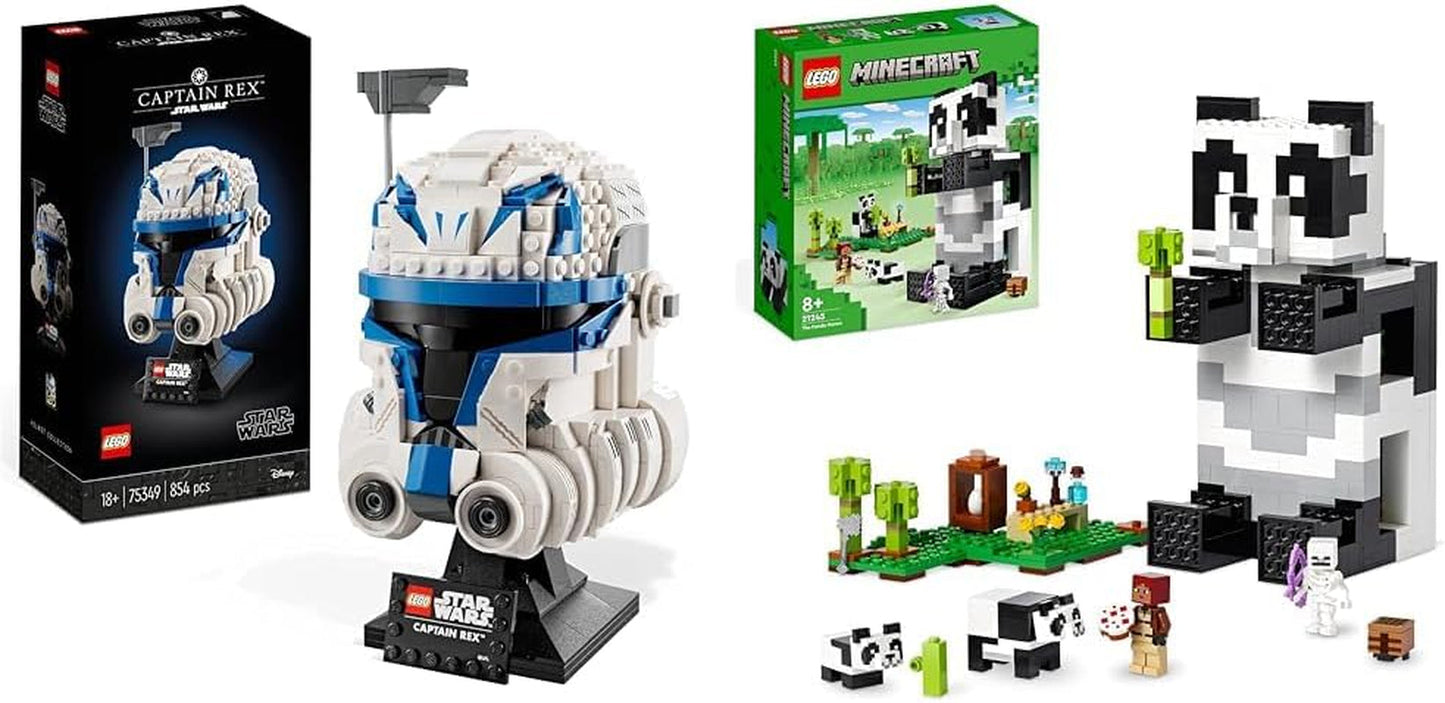 LEGO 75349 Star Wars Zestaw hełmu Kapitana Rexa Clone Wars Kolekcjonerska seria modeli 2023 Pamiątka i pomysł na prezent Zestawy do budowania Kup w sklepie LEGO Sklep z zestawem Domu Pandy