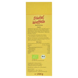 Demeter Bauck Hof Bio Dinkel Wafflen, 200 G Mieszanka do pieczenia i gotowania Naty Shop