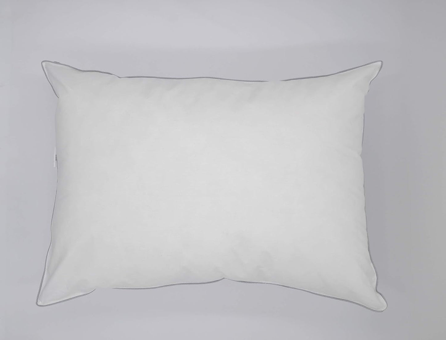 Poduszka, bawełna, perkal, 50 x 70 cm, delikatne wykończenie, komfort, perkal, 100% bawełna, wysoka jakość, miękka, wyprodukowana we Francji, biała 73130220 Poduszki standardowe Naty Shop