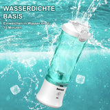 Mikser Smoothie Maker to Go, Mini Standmixer Tragbar Mit 6-Klingen Edelstahl, Enstafter Mit Reisedeckel, Przenośny blender USB Elektrisch 600Ml Butelka, Mikser Shaker Slushy Maker Wasserdichter Bucatarie Naty Shop