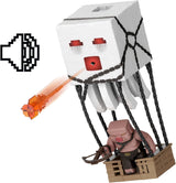 Zestaw figurek Mattel Minecraft, duch z atakiem ognia, światła, hałas, starter i pocisk, wojownik Piglin, inspirowany filmem, figurki JFB69 Naty Shop