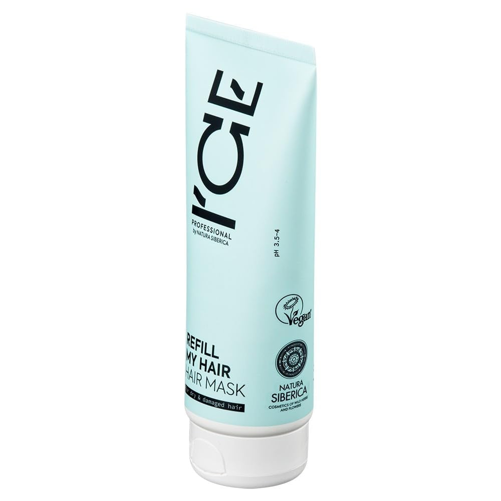 NATURA SIBERICA ICE Refill My Hair Mascarilla Caplar Cabello SECO 200 ml Maska do włosów Naty Shop