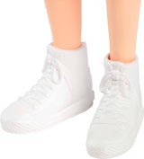 Lalka Barbie Fashionistas nr. 232 z rudymi włosami, sportową bluzą z dżerseju w kształcie litery B, fioletową plisowaną spódnicą, zegarkiem na rękę i tenisówkami, lalkami HYT90 Naty Shop