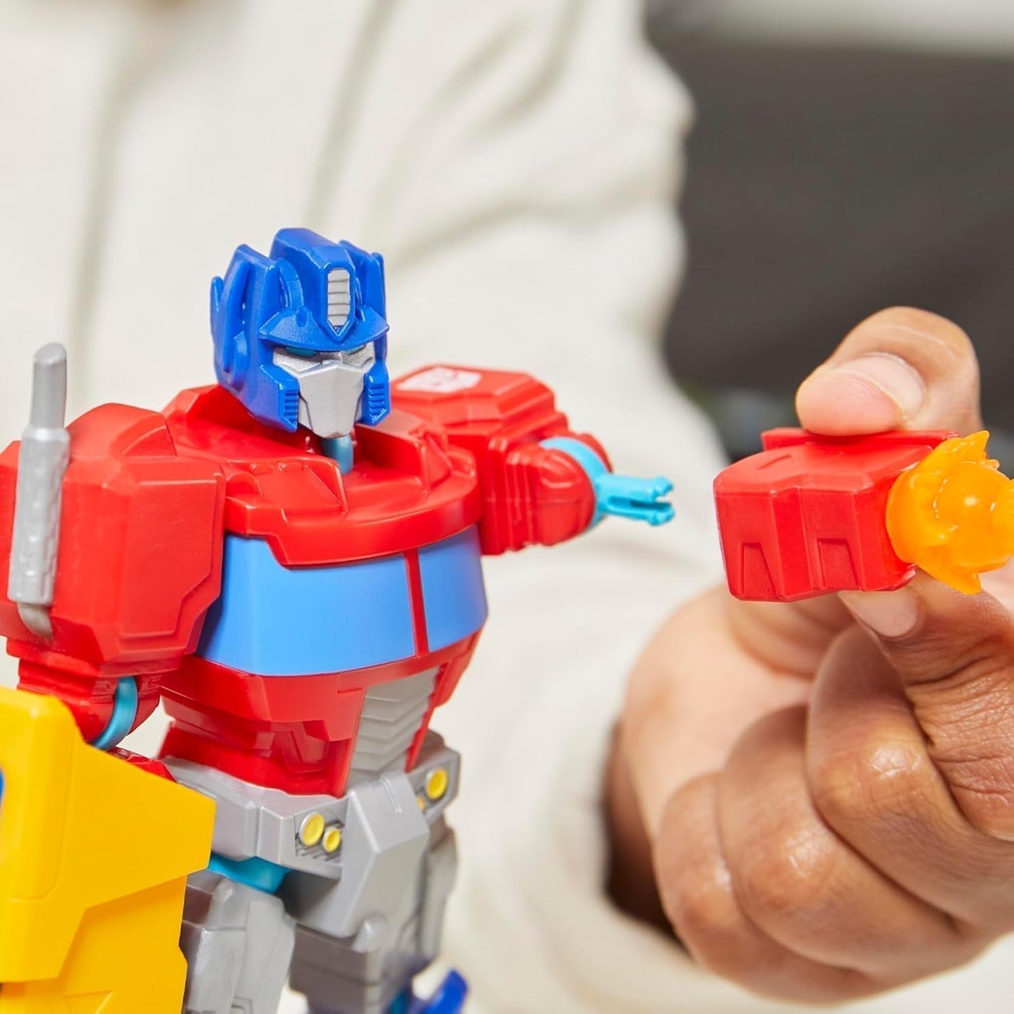 Transformers Mixmashers Optimus Prime Konfigurowalne figurki i akcesoria Deluxe Figurki Naty Shop