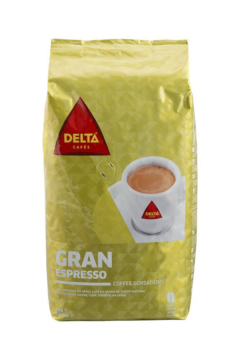 Delta Gran Espresso - portugalska kawa mielona, ​​1 opakowanie (1 x 1 kg)