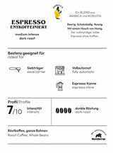 Espresso GORILLA 1000g bezkofeinowe, całe ziarna