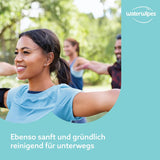 Chusteczki nawilżane WaterWipes Sensitive+ On The Go, 100 chusteczek (10 szt.), 3 w 1 czyści, pielęgnuje, chroni, 99,9% wody, chusteczki bezzapachowe