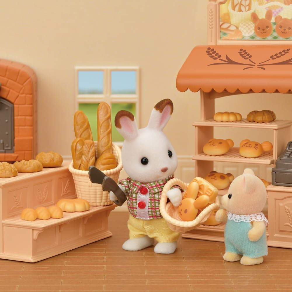 Sylvanian Families 5536 Zestaw z domkiem dla lalek — piekarnią — zestaw z domkiem dla lalek