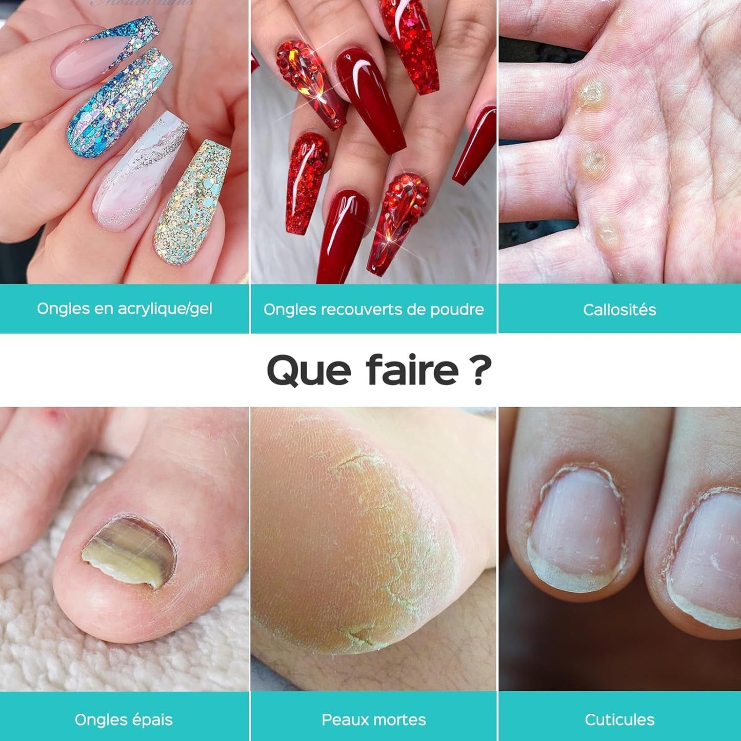 COSLUS Nagelfräser Kabellos Tragbar Für Gelnägel: Elektrische Nagelfeile Stufenlos Geschwindigkeitregelung Für Maniküre Pedicüre Und Acrylnägel Plastikowe wiertła do paznokci Für Anfänger & Nagelstudio Zuhause