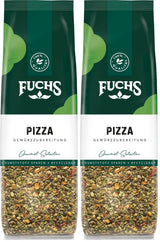 Fuchs Gewürze - Pizza Gewürzzubereitung w nadającym się do recyklingu Nachfüllbeutel, Gewürzmischung mit Italianen Kräutern, idealna do Bruschetty - 30 g