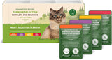 Amazon Grain Free Mokra karma dla kotów dorosłych dla dorosłych kotów Wybór mięsa w galaretce 4,76 kg 56 opakowań po 85 g (dawniej dożywotnia)