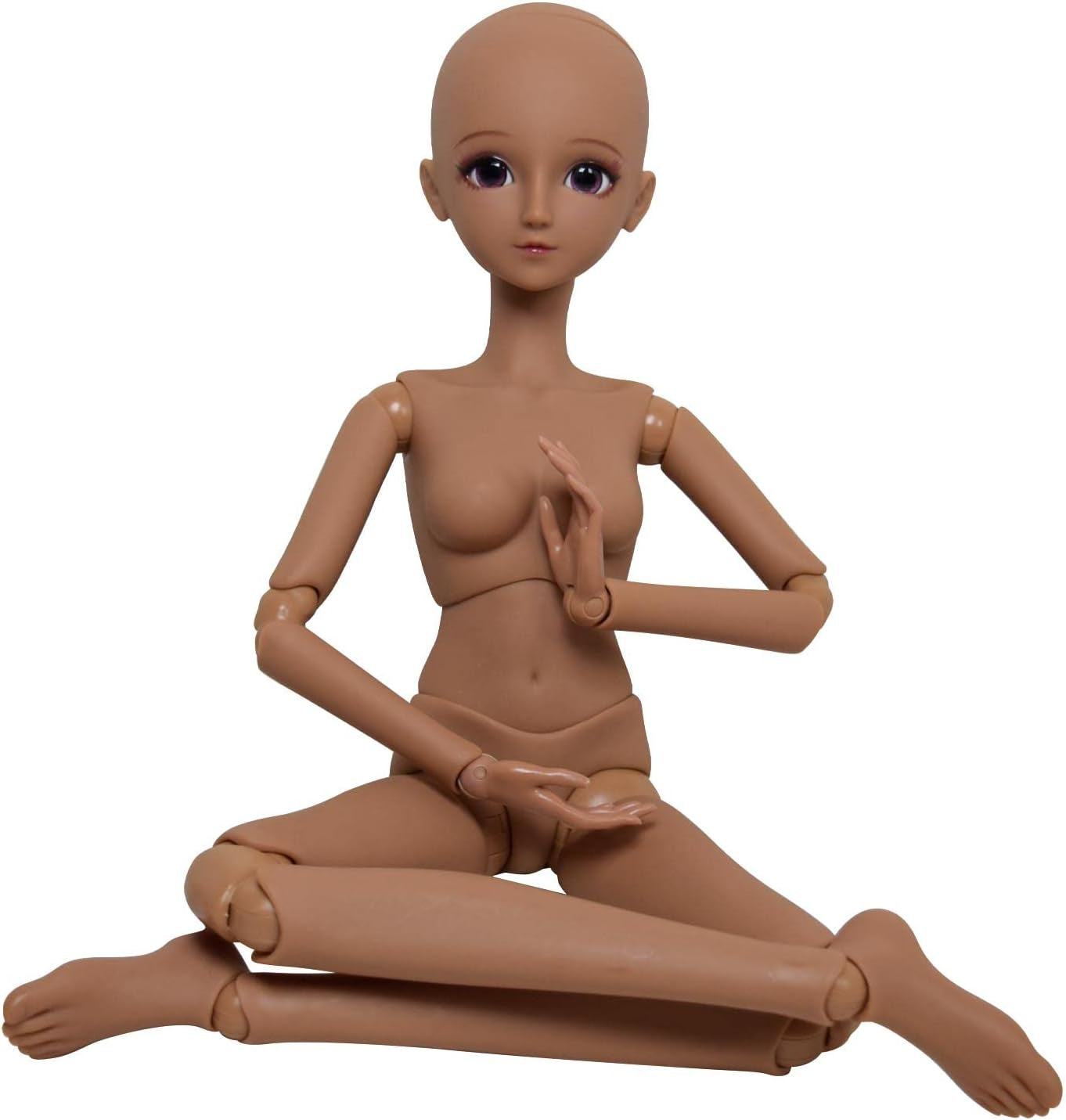 1/3 lalka BJD czarna brązowa skóra ciało lalki 60cm 24 Cal przegub kulisty lalki SD ruchome stawy pcv DIY (Alexia)