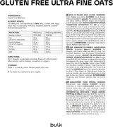 Drobno zmielone płatki owsiane, sypkie, naturalne szkockie płatki owsiane, bezglutenowe, 2,5 kg, opakowanie może się różnić