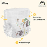 Marka Amazon: Mama Bear Disney Rozmiar 6 (15+ kg) - opakowanie miesięczne, białe, 120 sztuk (2 opakowania po 60)