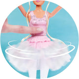 Simba 105733603 - Steffi Love Dancing Ballerina, Steffi jako lalka baletnicy z przyjacielem-zwierzęciem i obrotową spódniczką, lalka do zabawy 29 cm, od 3 lat