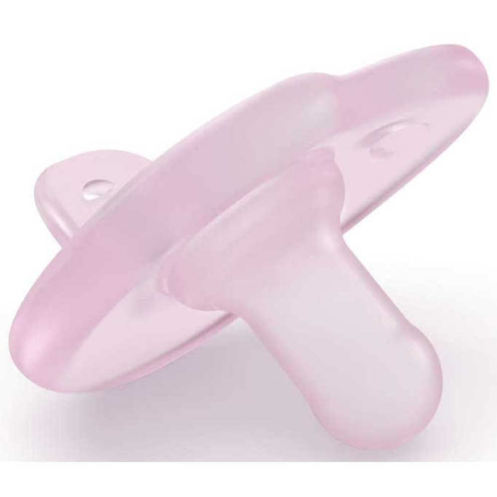 Philips AVENT Soothie - smoczek bez BPA dla dzieci w wieku 0-6 miesięcy, różowy/jasnoróżowy (model SCF099/22)