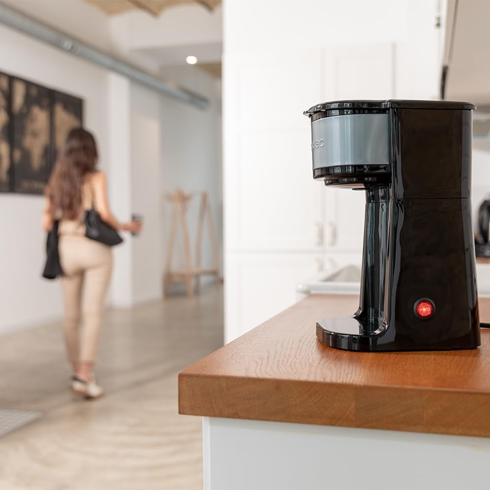 Ekspres Cecotec Coffee 66 Drop&Go z karafką termiczną, 700 W, pojemność 420 ml, szczelna wylewka, filtr stały lub papierowy, funkcja automatycznego wyłączania, pojemnik z okienkiem