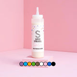 Super Drip Black Cake Glaze Cake Tops Chocolate 300 gramów Glazury i dekoracje Naty Shop White