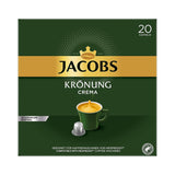 Kaffeekapseln Lungo Intenso, Intensität 8 von 12, 10 x 20 Getränke & Kaffeekapseln Krönung Crema, 200 Kapseln kompatybilnych z Nespresso, 10er Pack, 10 x 20 Getränke, 1040 g