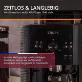 Ekspres automatyczny KRUPS Arabica Picto, kompaktowa konstrukcja, łatwa obsługa, intuicyjne regulowane pokrętło, spieniacz do mleka, funkcja 2 filiżanek, ekspres do kawy, czarny, EA810870