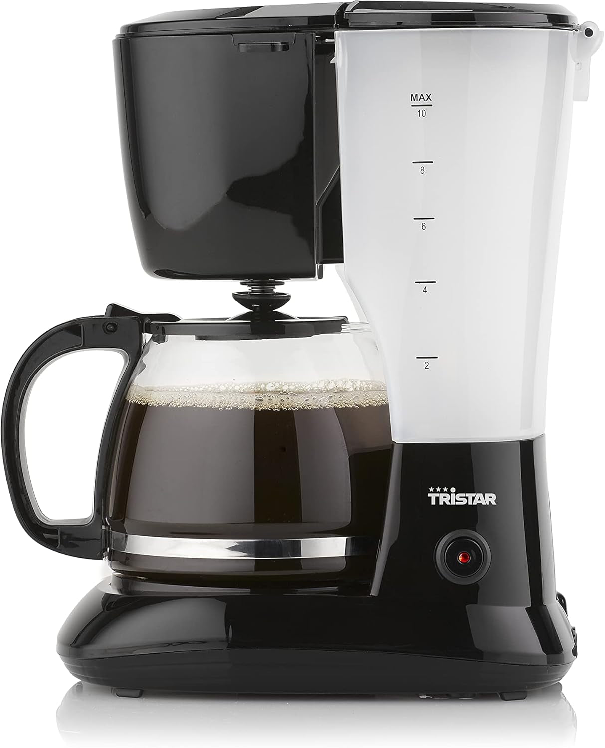 Ekspres do kawy Tristar 1,25 l - na 10-12 filiżanek, nadaje się również na kemping, CM-1245, czarny