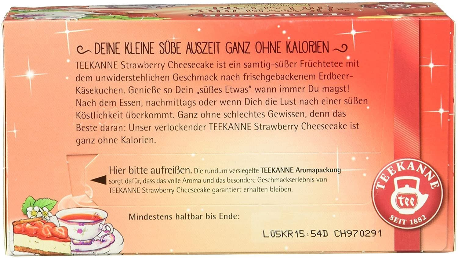 Teekanne Sweeteas Sernik Truskawkowy Sernik Truskawkowy 12 Pak (12 x 18 torebek)