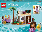 LEGO 43223 Disney Życzenie Ashy w Rosas City, zestaw filmów życzeń z targiem, mini lalka Asha, Valentino jako zabawka-koza i figurki gwiazd, prezent dla dzieci w wieku 6 lat, zestawy do budowania dla dziewcząt i chłopców w sklepie LEGO
