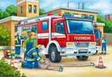 Ravensburger Puzzle dla dzieci - 07574 Policja i straż pożarna - Puzzle dla dzieci od 3 lat, składające się z 2X12 elementów Puzzle Naty Shop