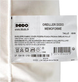 DODO OFM60 Ergonomiczna poduszka lateksowa 60 X 60 cm, biała Poduszki standardowe Naty Shop