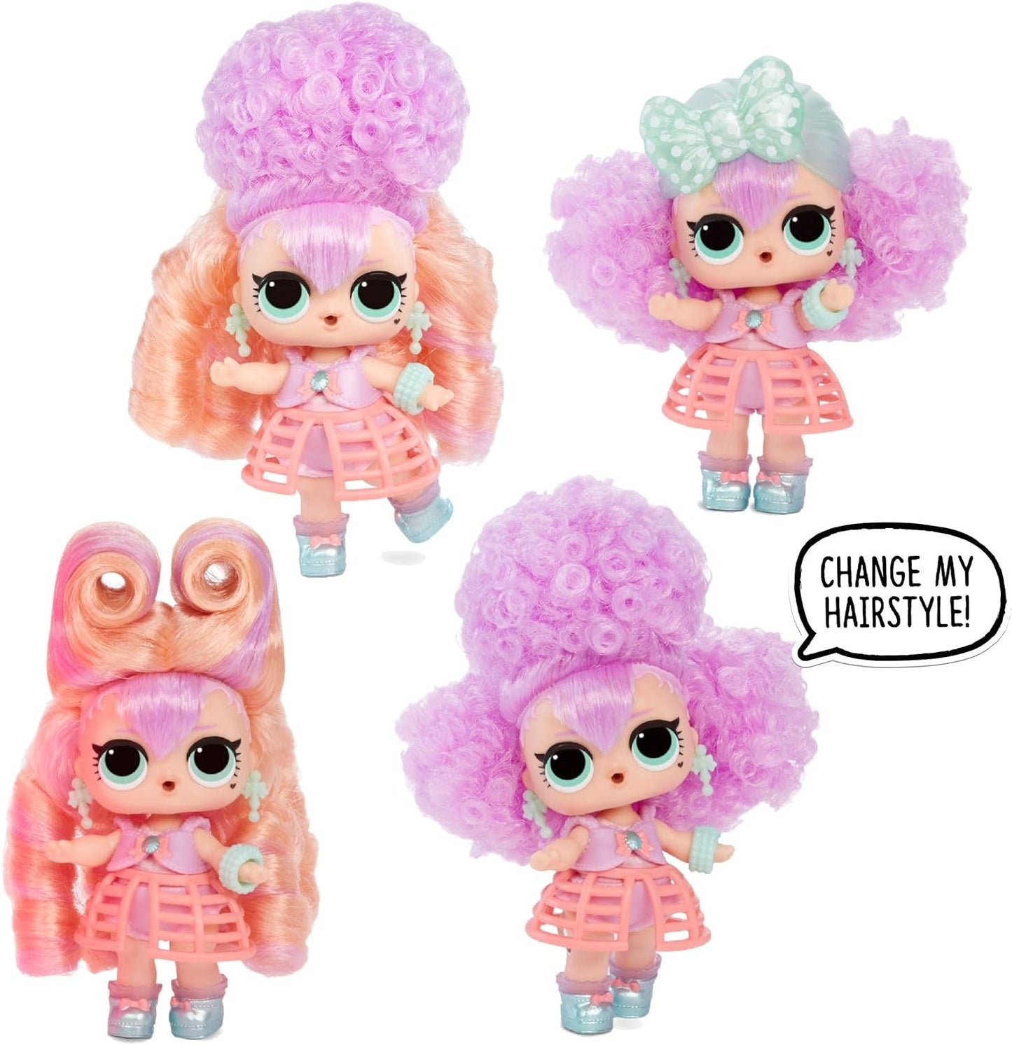 Kolekcjonerskie lalki LOL Surprise dla dziewczynek - z 15 różnymi niespodziankami i fryzurami - #Hairvibes Dolls