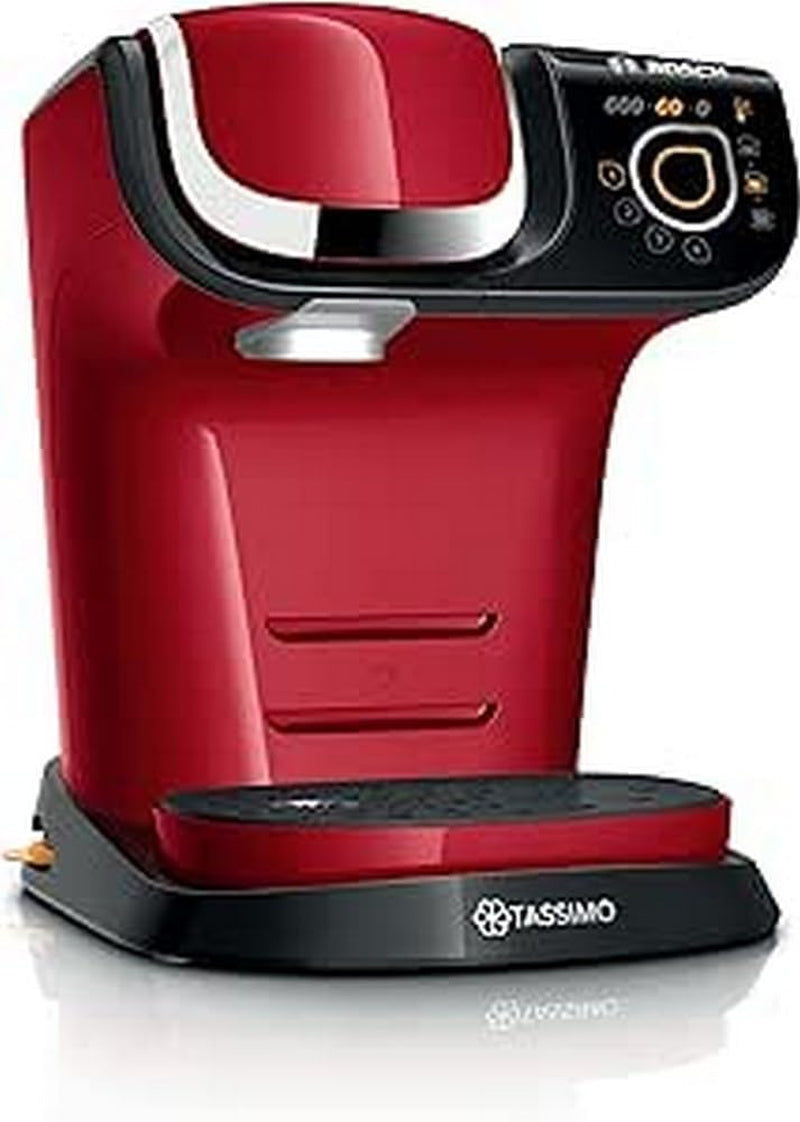 Ekspres do espresso Tassimo My Way z 2 kapsułkami TAS6502 z filtrem wody, ponad 70 napojów, personalizacja napojów, różnorodność kaw, łatwe parzenie, 1500 W, czarny