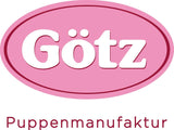 Götz 2027100 Maxy Muffin Fashionisto Doll - 42 cm lalka bobas z sennymi brązowymi oczami, brązowymi włosami i miękkim ciałem - lalka z miękkim ciałem w zestawie 8 sztuk