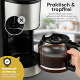 Ekspres do kawy espresso z filtrem Bomann® | na 12-14 filiżanek | Ekspres do kawy z filtrem | Koperta ze stali nierdzewnej | Ochrona przed kapaniem | Ekspres | Ekspres do kawy z filtrem | 800W | KA 6071 CB